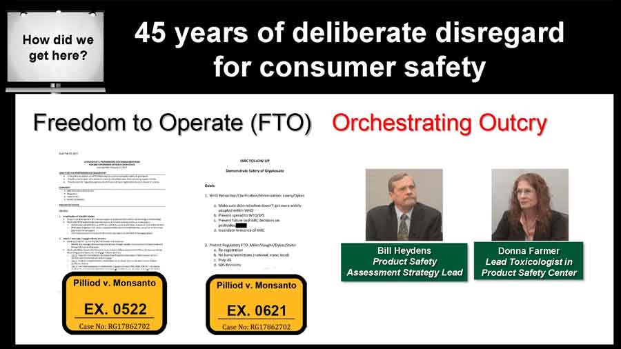 February 23, 2015: “Preparedness and engagement plan for IARC carcinogen rating of glyphosate.” 